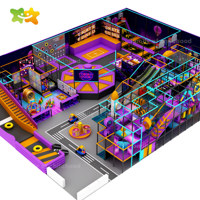 Commercial Children Indoor Playground Equipment Kids Adventure Playground