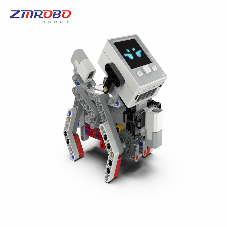 ZMROBO 2022 New Education Robot for Children Coding Programming Building Blocks STEM Kit Block Building DIY Education Robots