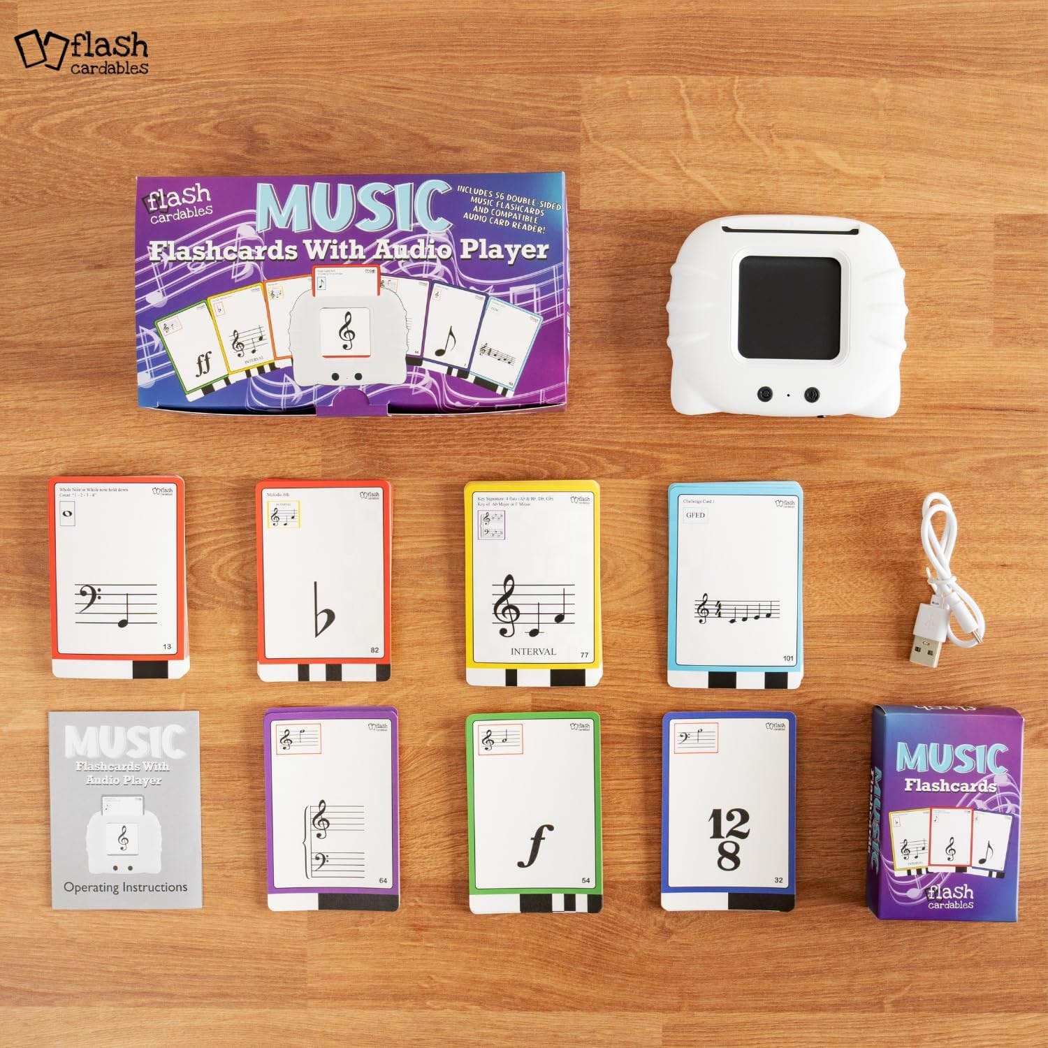 Interactive Flash Card Reader with ABC Vocabulary Logic Games Montessori-Inspired Preschool Toy for Kids