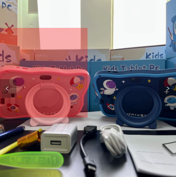 Wholesale Tablets Android 13 Kids Learning Gaming Tablet Anti-drop with Silicone case Tablet for Kids Children