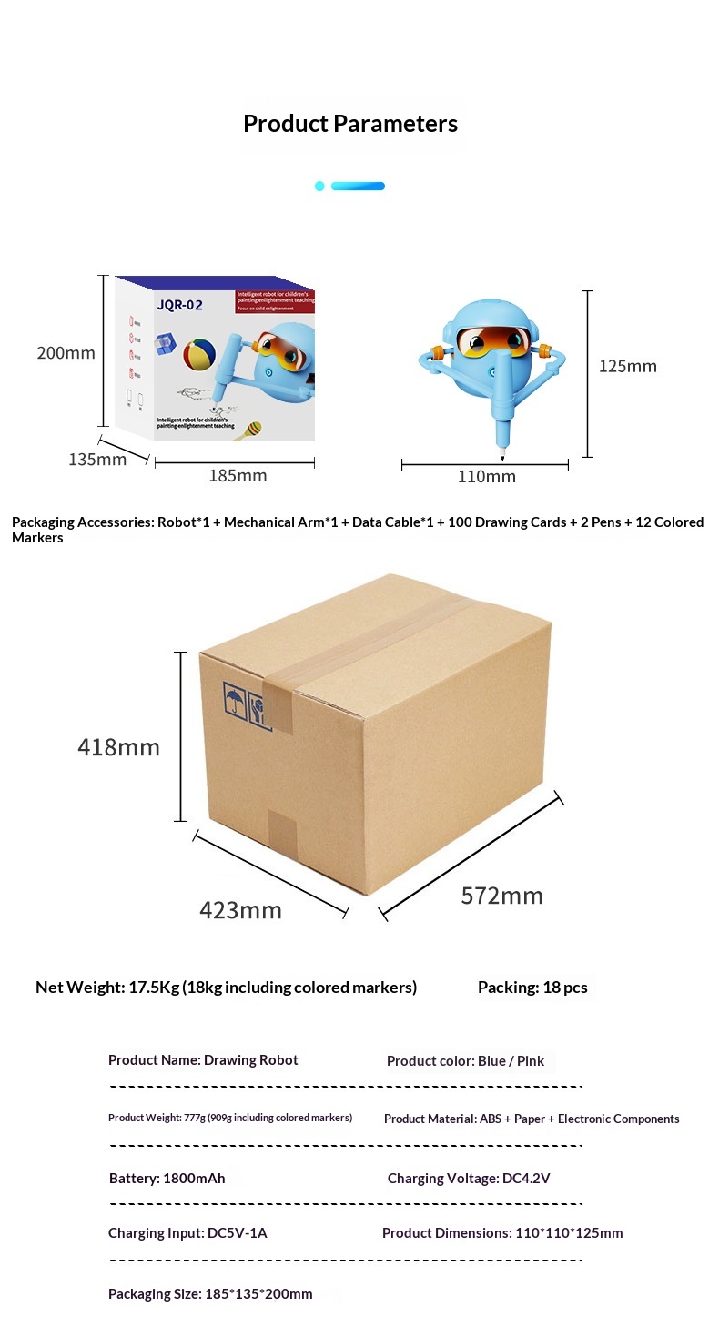 Smart Automatic Drawing Robot Toy gallery