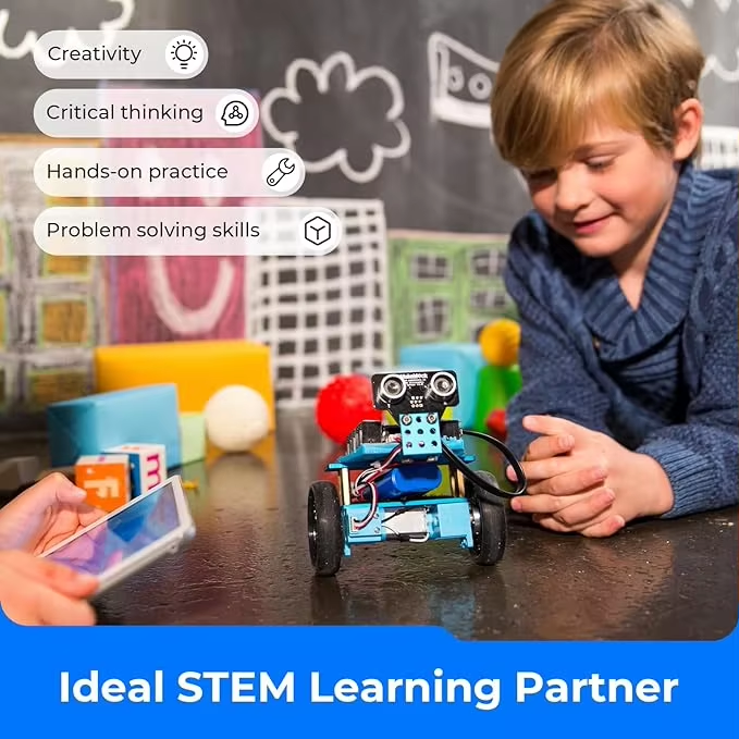 Children Adult Starter Coding Programming Learning Toys DIY Stem Educational Makeblock 3In1 Smart Robot Car Kits Set for Arduino