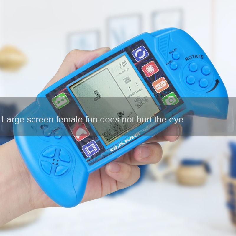 Cross-border Classic for Game Toy Children's Nostalgic Retro Handheld Puzzle Electronic Gift Model 1208 Colorful Display