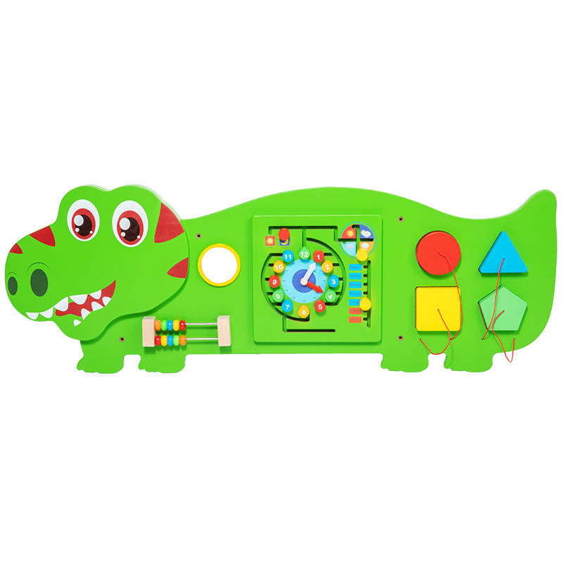 Early Education Interactive Wall Puzzle Parent-Child Wall Game with Wooden Toys Enlightening Wall Decoration for Children