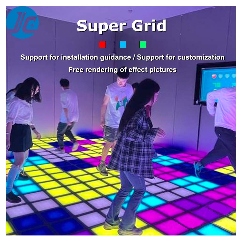 Pixel Floor Active Game Electronic Commercial Arcade Children Entertainment Fun Skill Reaction Training Puzzle Boutique
