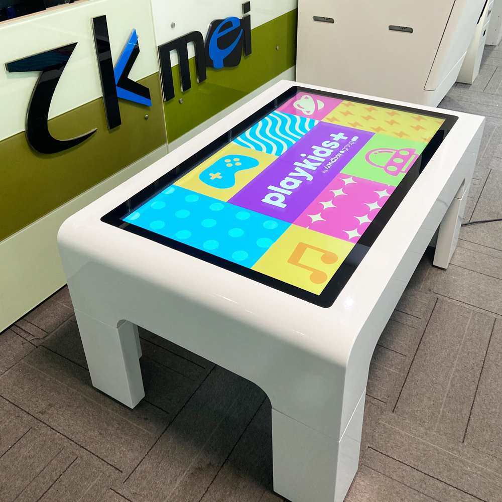 Professional Customization 32 Inch Green Lcd Indoor Waterproof Digital Android Kindergarten Kids Game Smart Touch Screen Table