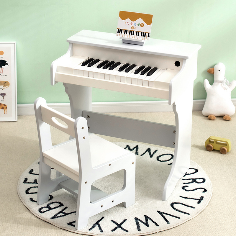 Children's Piano Toys Wooden Early Education Playing Electronic Music Parent-child Interactive Baby Puzzle Kindergarten Playgrou