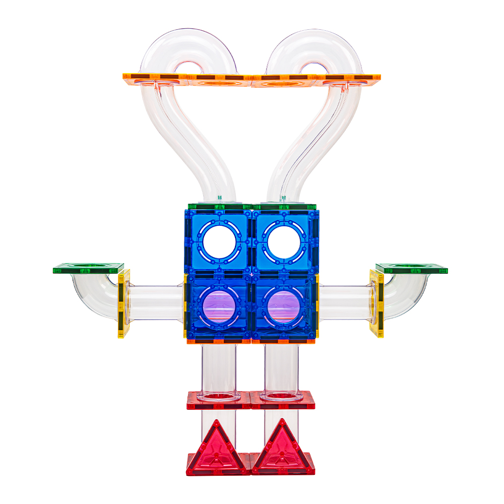 Professional Magnetic Blocks 3d Building Learning Educational Child Brain Development Kit Magnetic Marble Run