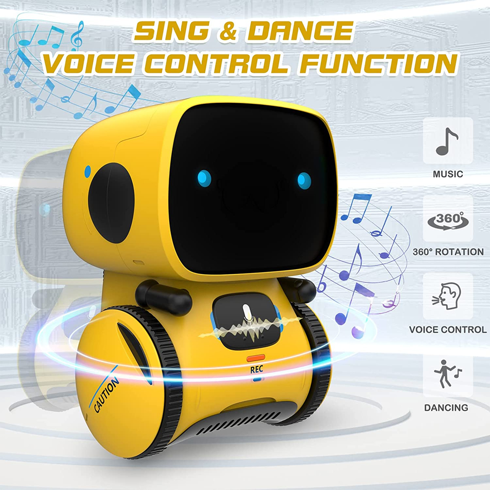 Hot Sale Stem Toy Ai Robot Intelligence Smart Robot Musical Voice Control