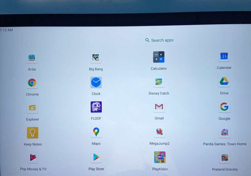 Apps on Screen