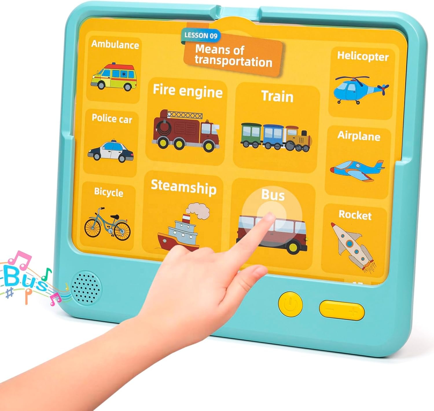 Kids Learning Tablet Educational Learning Toys for Kids To Learn Alphabet, Numbers, Color, Animal, Foods