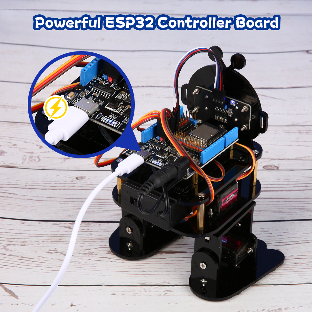 Smart Kids Pre Primary School DIY Coding Robot Set Toy Children Stem Educational Learning Biped Starter Robotics Kit for Arduino