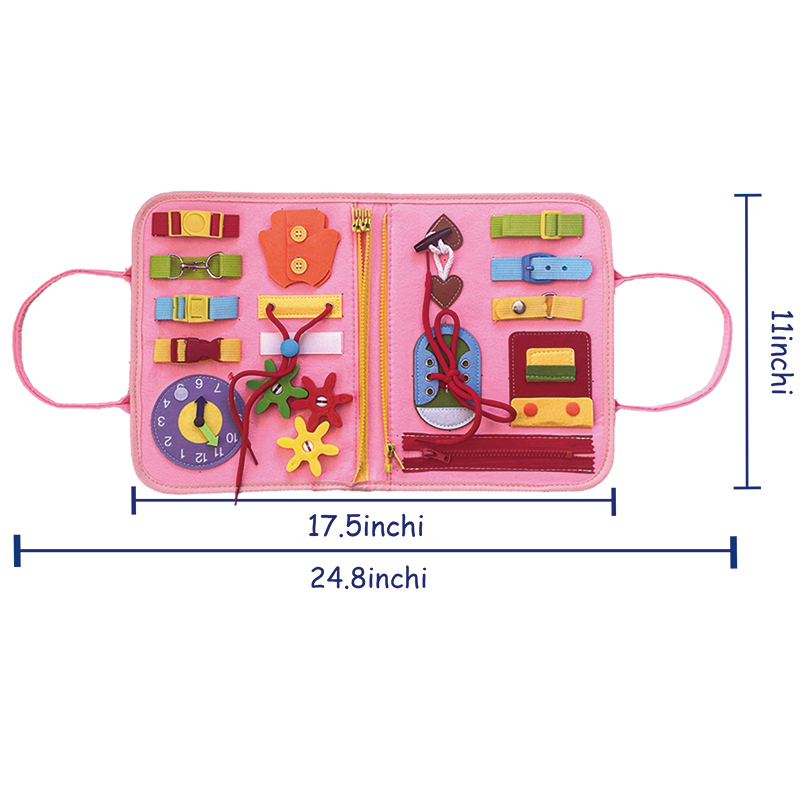 Baby Felt Learning Board Pack Cloth Book Early Childhood Education Busy Board Toddler Early Learning Education Toys Quiet Books