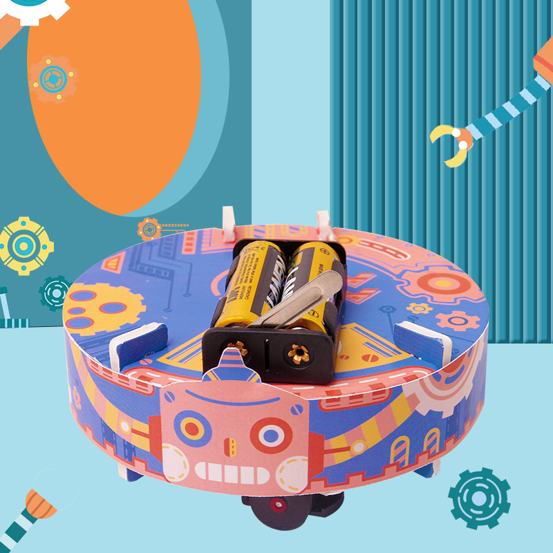 STEM Educational Toy Obstacle Avoidance Robot Science Toy for Kids DIY Toy Kit