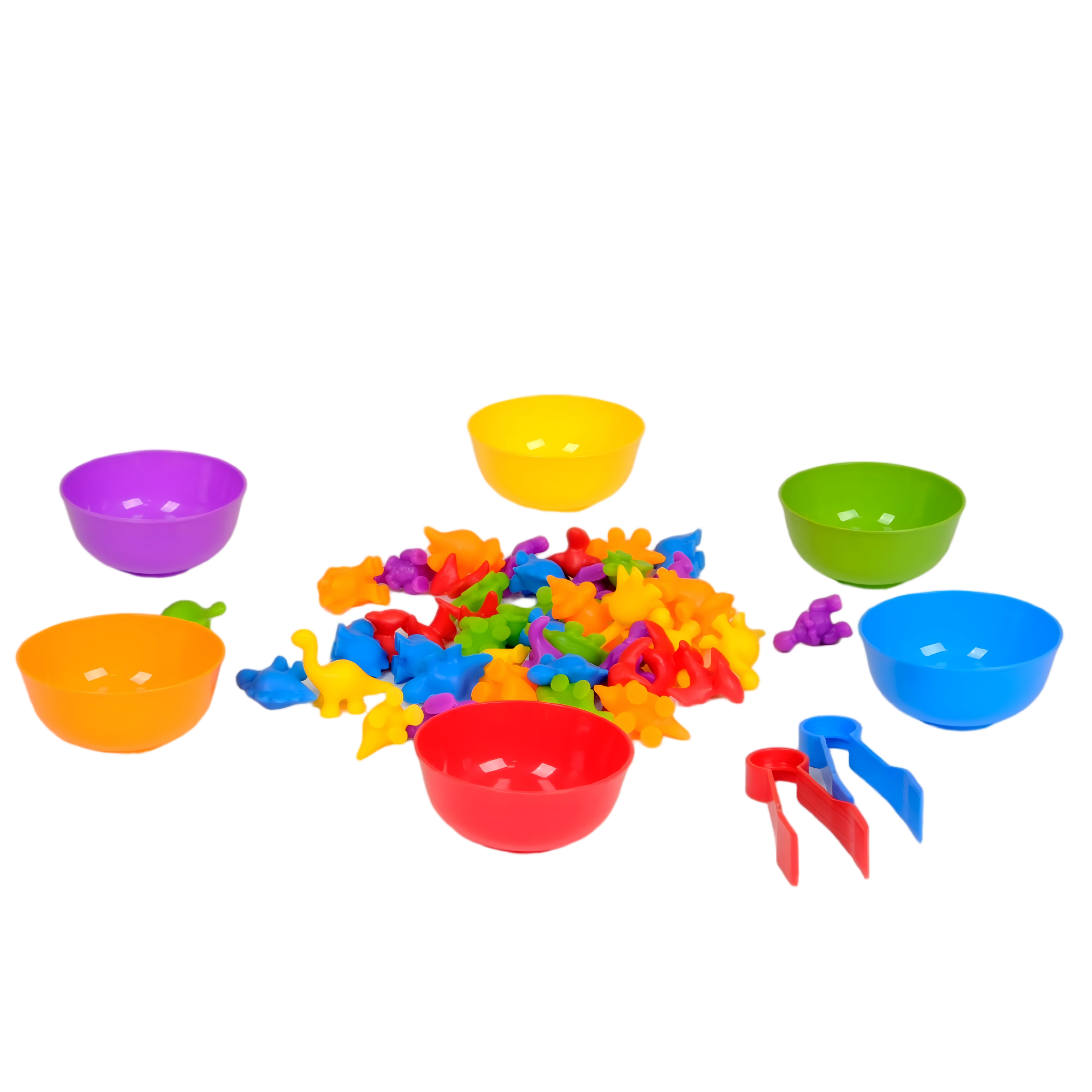 Bridge Home Plastic Color Classification Toys for Kids Early Education Montessori Math Teaching Game Set Ages 3+