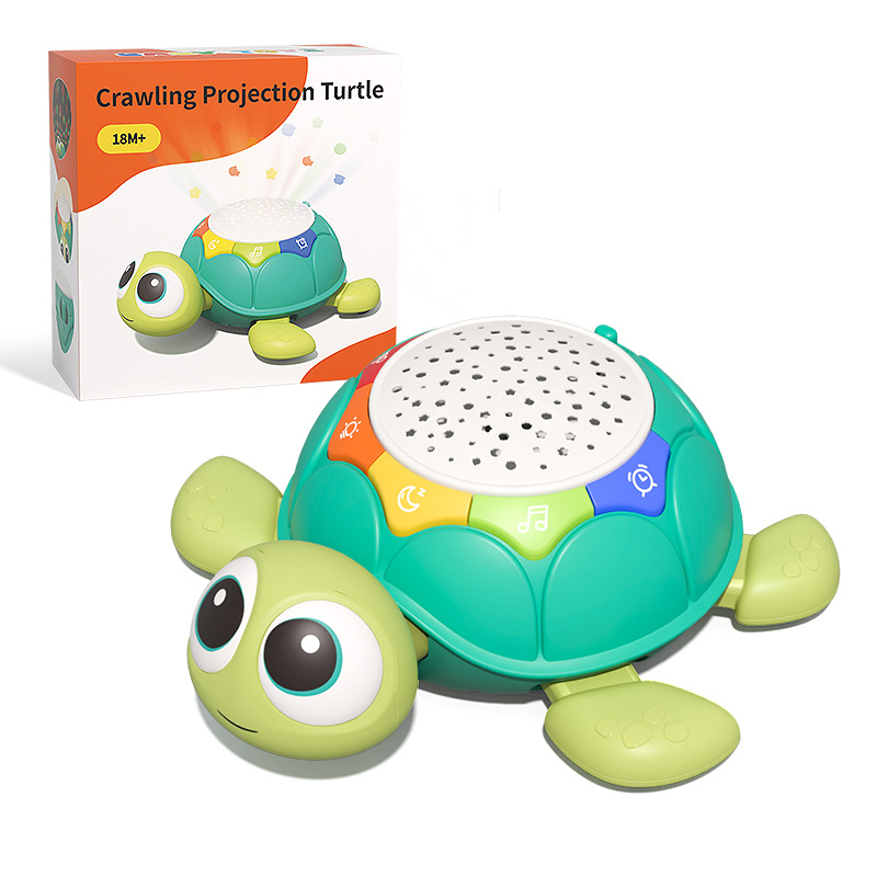 Children's Puzzle Multifunctional Music Simulation Phone Baby Crawling Toy Learning Turtle Early Education Learning Machine