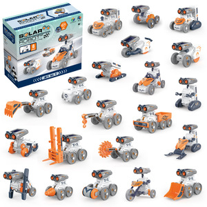21-in-1 Science Experiment Solar Robot Electric DIY Building Block Learning Tool Educational Robot Children's Science Toy