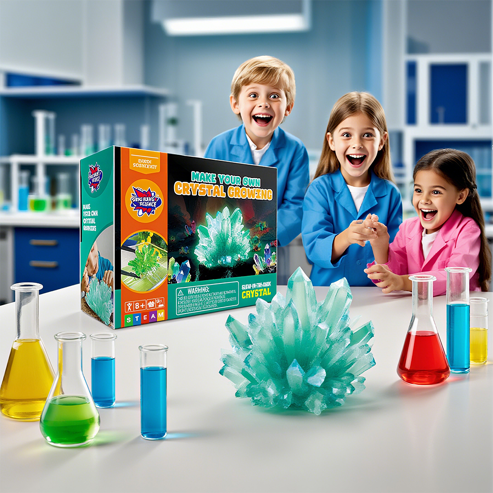 BIG BANG SCIENCE Crystal Growing Kit For Kids Arts &amp; Crafts Kits Children Educational Toys Science Experiments Gifts