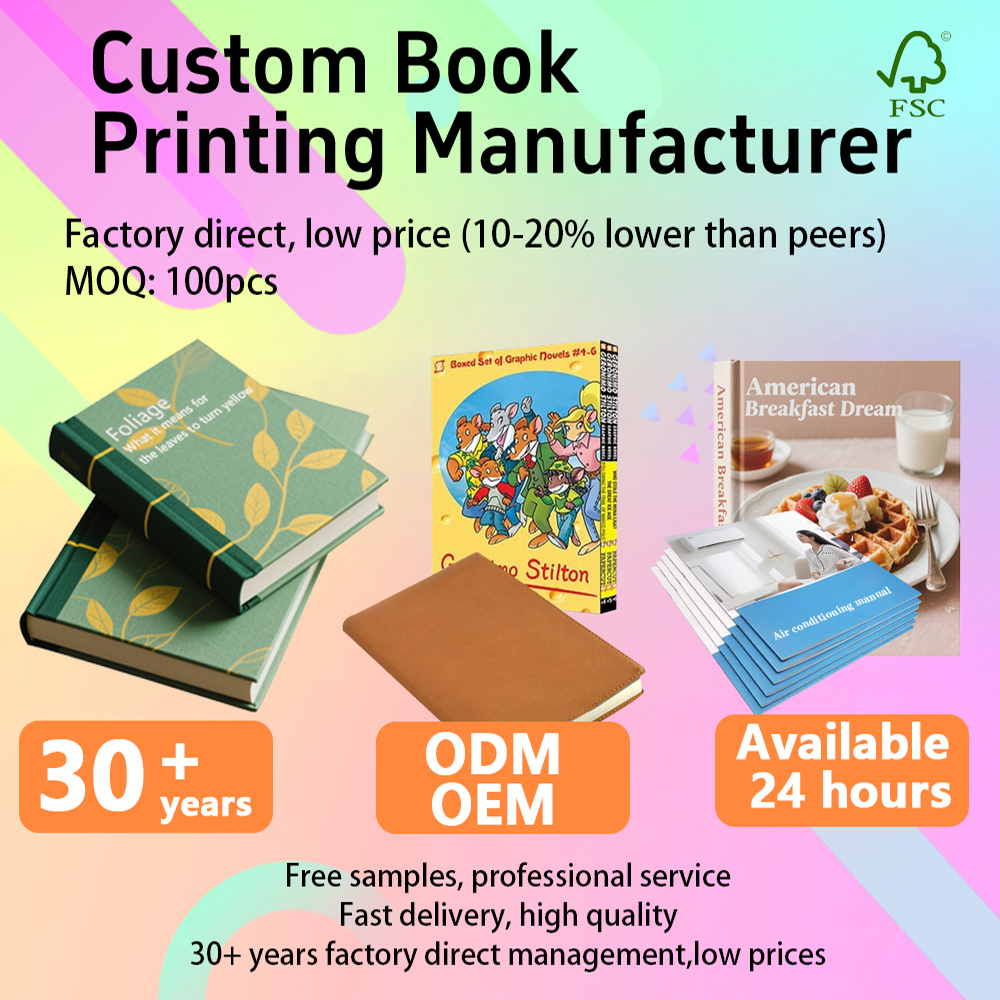 Custom Design Children Kids Hardcover Softcover Eco-friendly Offset Printed Early Education Story Learning Books Printing