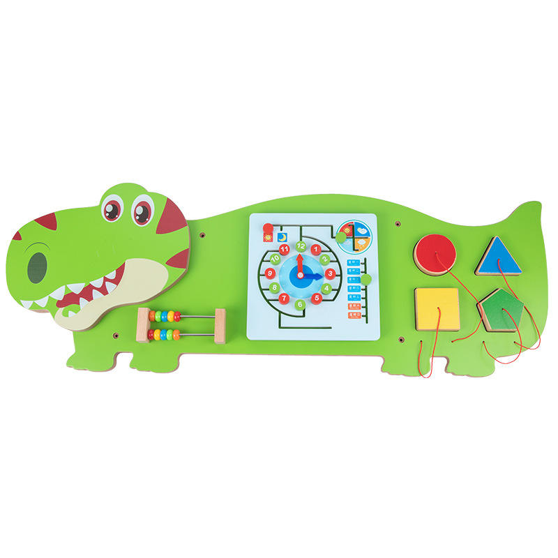 Early Education Interactive Wall Puzzle Parent-Child Wall Game with Wooden Toys Enlightening Wall Decoration for Children