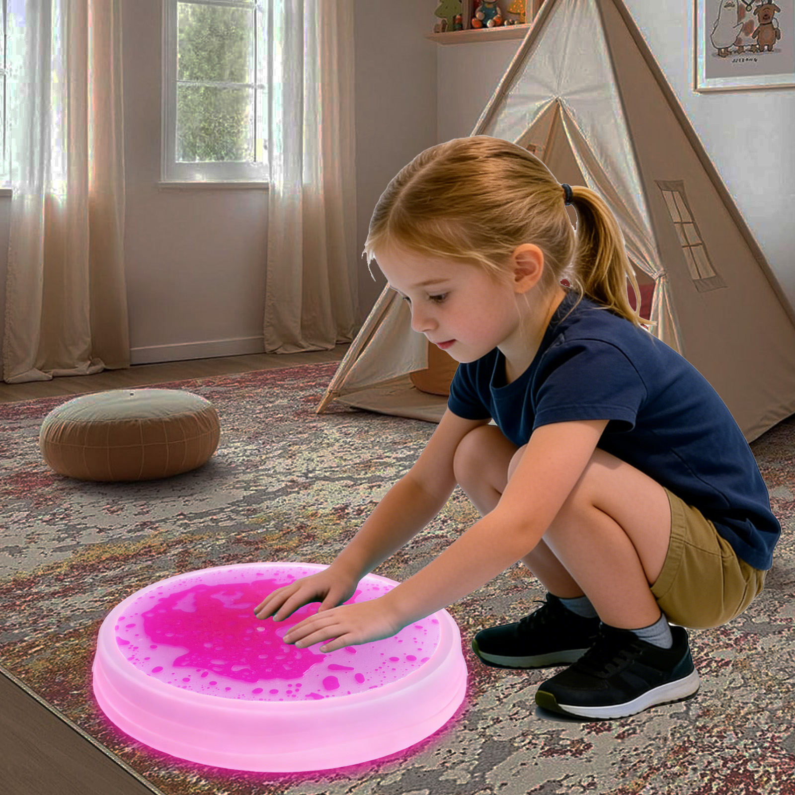 Hot Sale Light-Up LED Stepping Stones For Kids Sensory Training Anti-Slip Toy For Indoor &amp; Outdoor