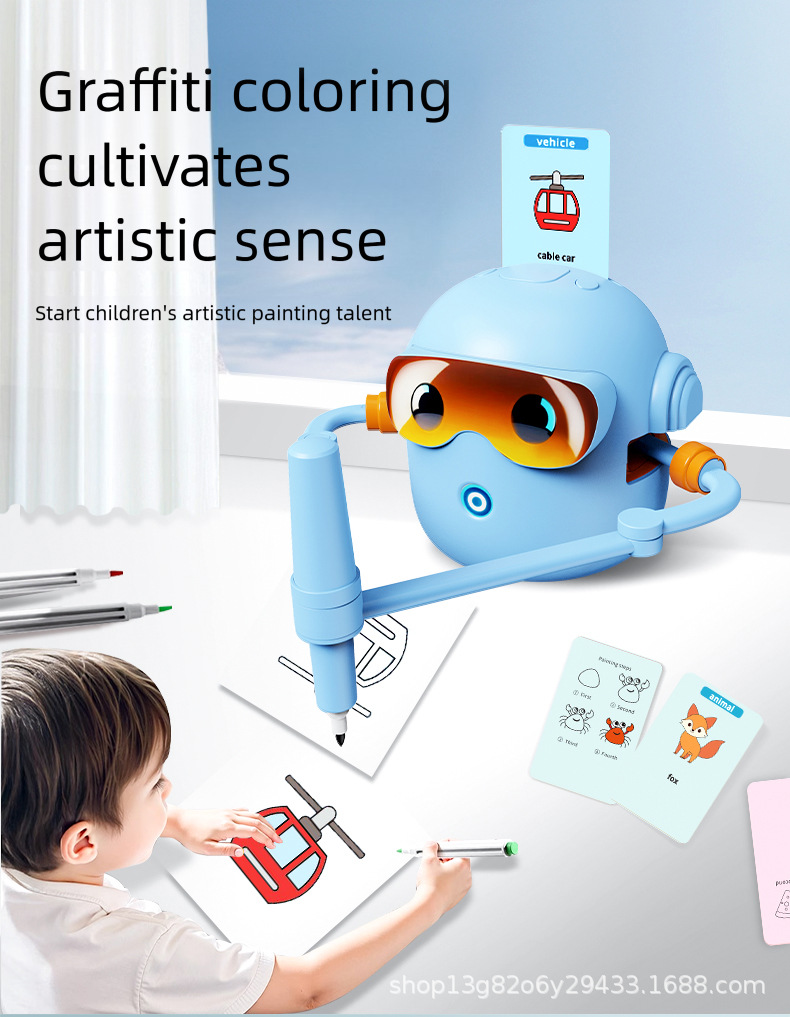 Smart Automatic Drawing Robot Toy details