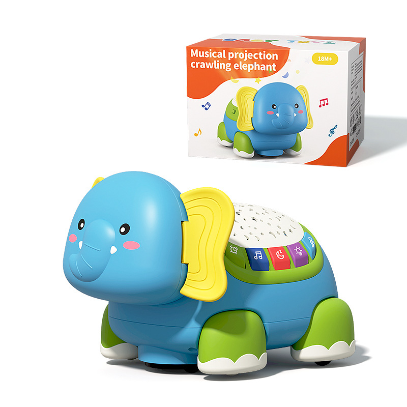 Children's Puzzle Multifunctional Music Simulation Phone Baby Crawling Toy Learning Turtle Early Education Learning Machine
