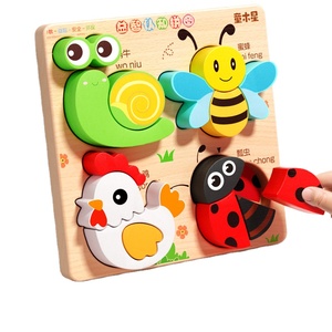 New Montessori Early Childhood Education Children's Fun Wooden Hand Grabbing Puzzle Learning Educational Match Montessori Wooden