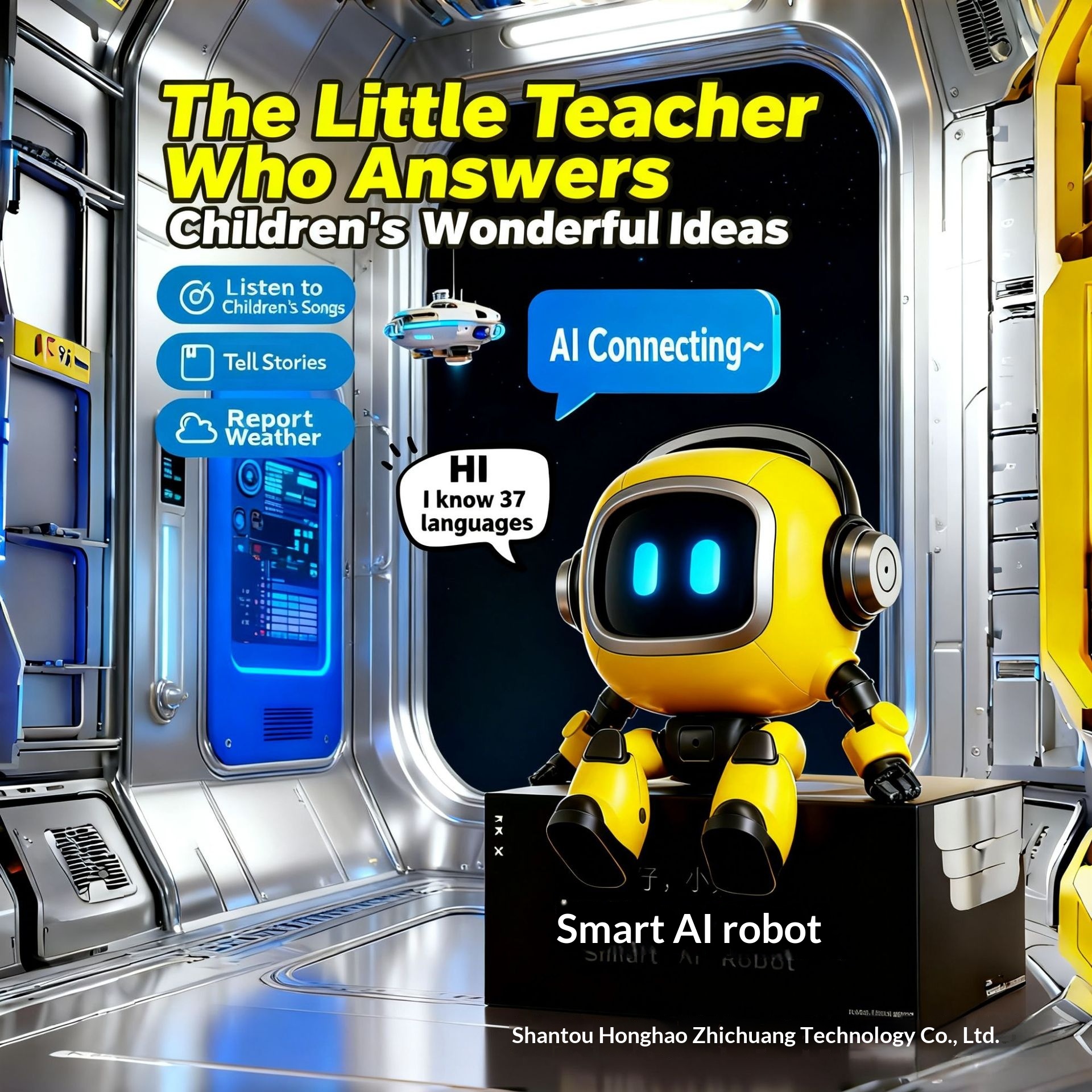 AI Robot Intelligent Conversation Children's Voice Educational Desktop Toy