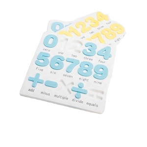 2 3 Year Old Kids Baby Educational Toys Math 3D Puzzle Numbers Blocks 0-10 Toy'S Number Puzzles