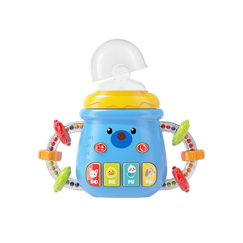 New Arrival Customized Logo Kids Electric Early Education Story Machine Educational Toys With Light up and Music