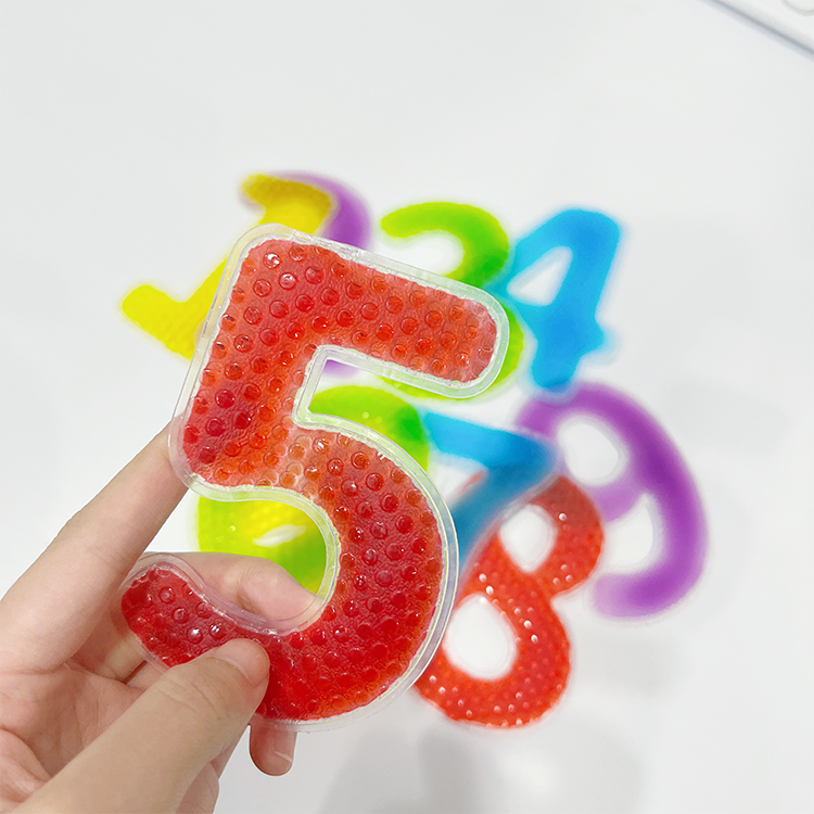 Learning Educational Sensory Toys Kids Math Numbers Montessori Toys for Preschool Toddlers Gel Filled Toys for Autistic Children