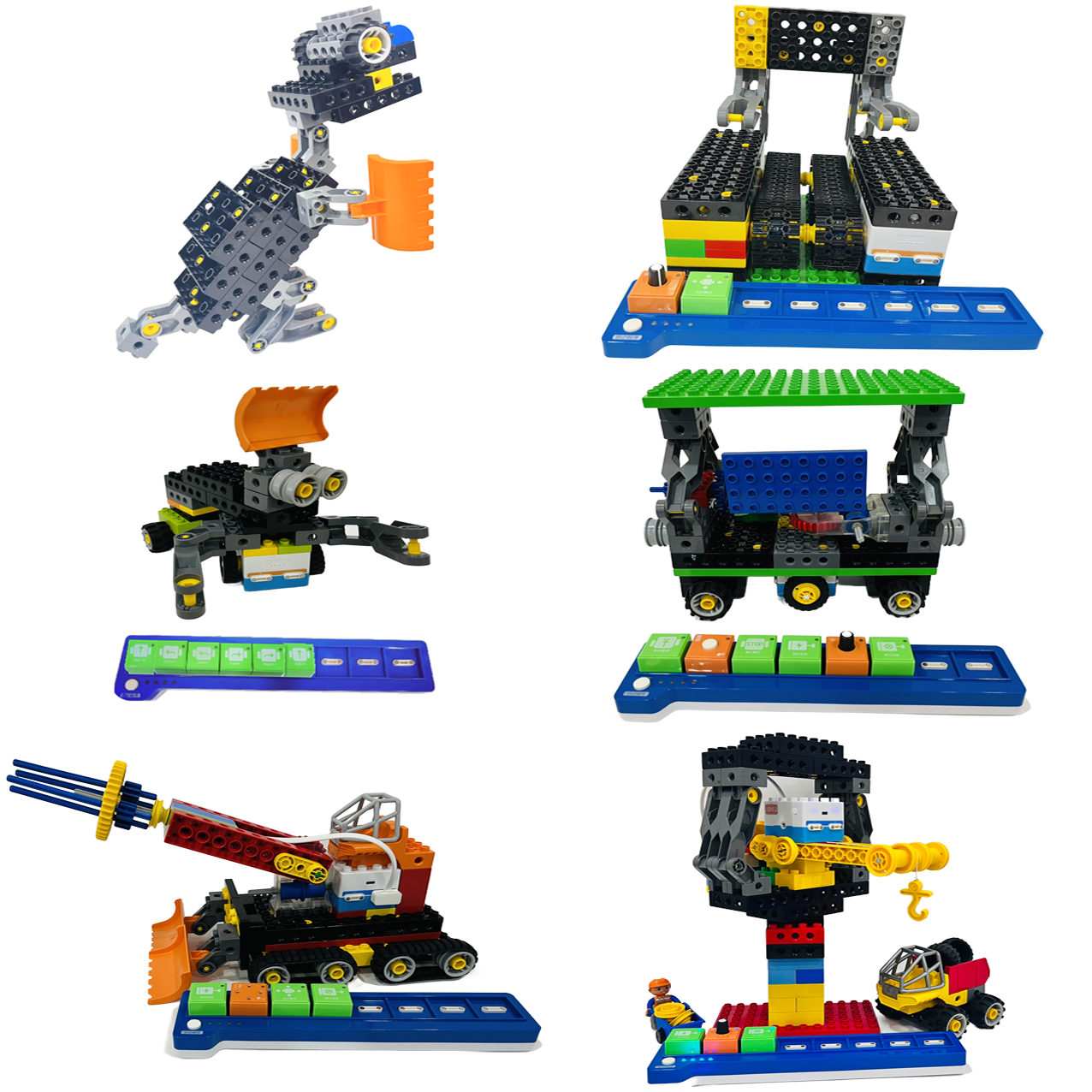 ICBlocks High Quality Smart Coding Electronic Construction Toy Set DIY Electronic Building Blocks for Preschool Kids' Early