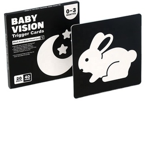 2024 Hot Sale Early English Childhood Visual Stimulation Card for Baby 0+