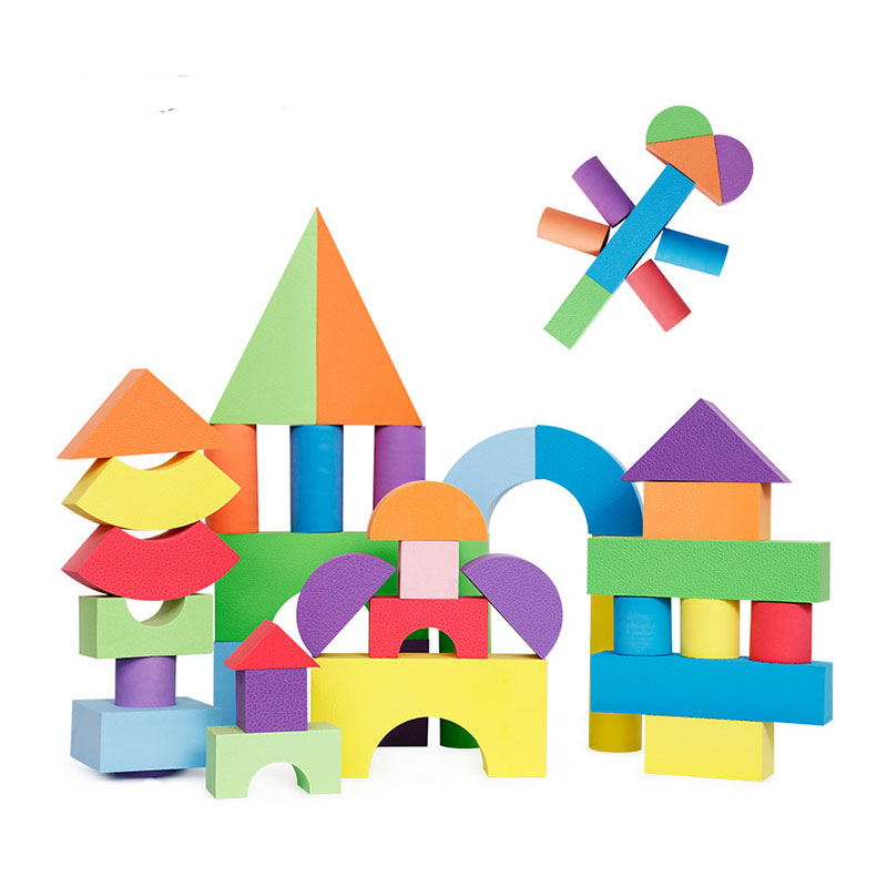 Distributors Colorful EVA Building Blocks STEM Educational DIY Toys Intelligence Construction Electronic Toys 5 7 Years