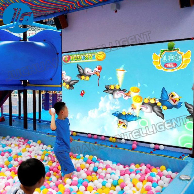 All-in-one Indoor Kids Game Park Wall Smash Ball Interactive Games Interactive Mapping Digital Display Interactive Projection