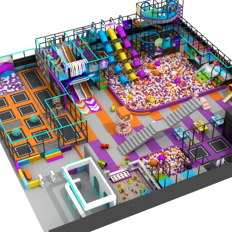 Commercial Children Indoor Playground Equipment Kids Adventure Playground