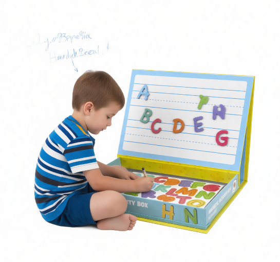 Interactive Magnetic Alphabet Learning Board Fun &amp; Educational Toy for Kids Aged 3+
