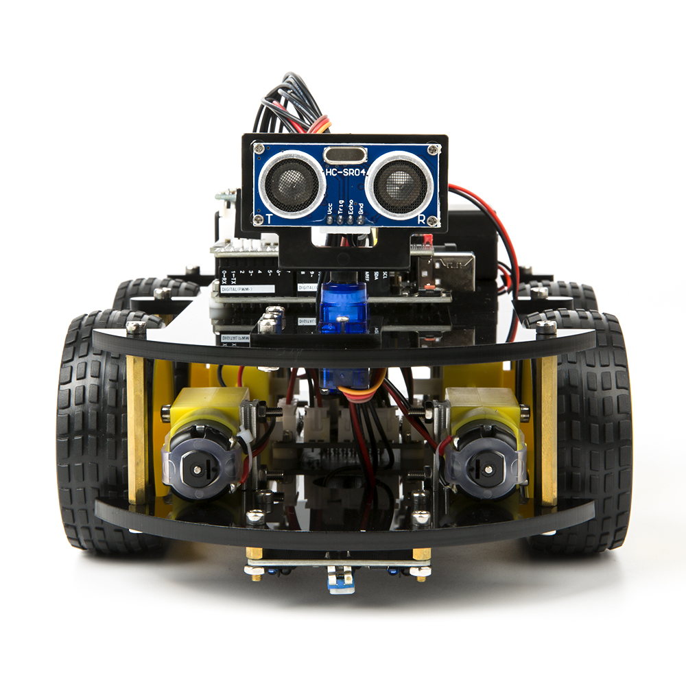 Robotlinking Newest Intelligent And Educational Toy Car For Kids Project Smart Robot Car Kit TUTORIAL Compatible With Arduino ID