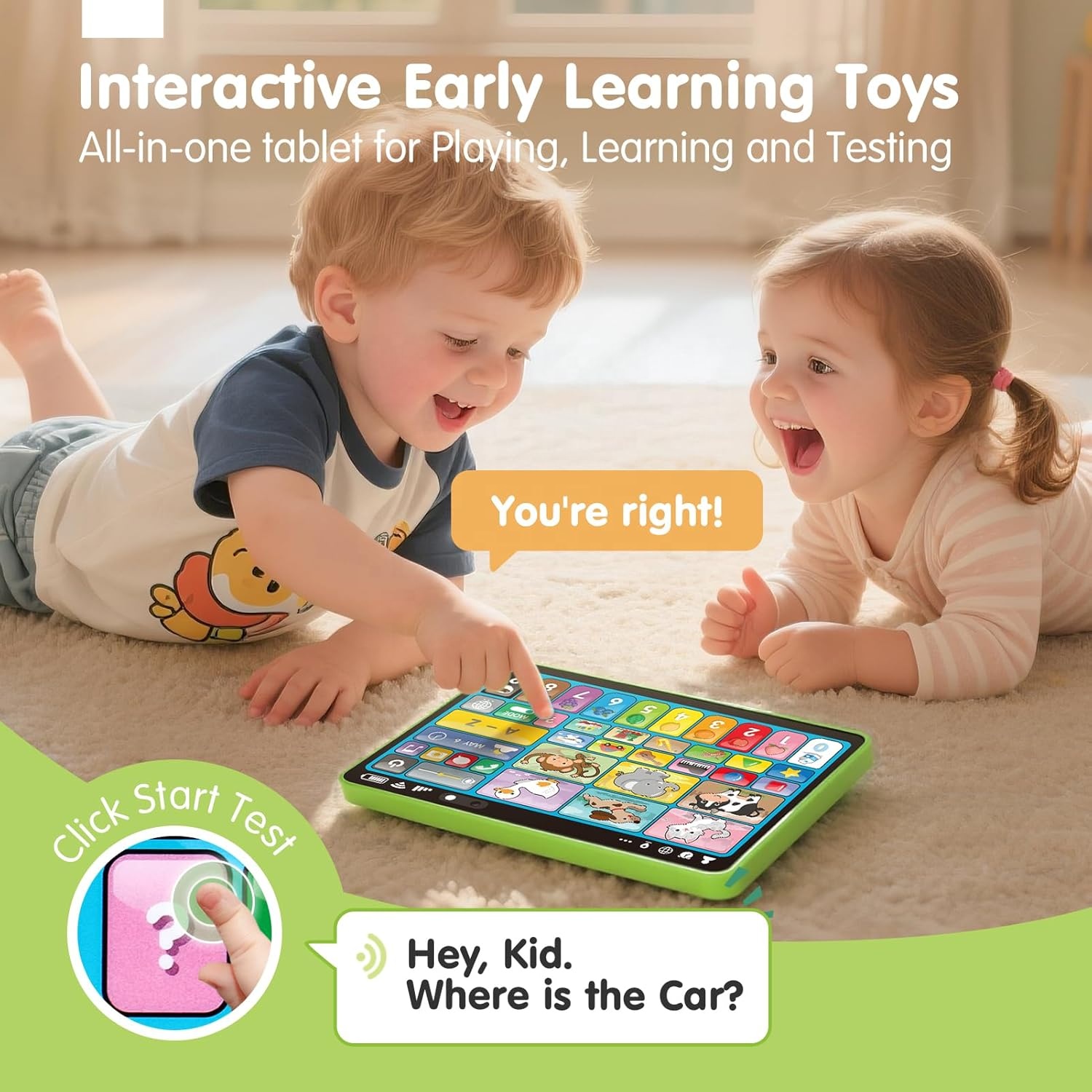 Trilingual Learning Tablet For Kids Upgrade Educational Toy With Sounds Children Sound Pad