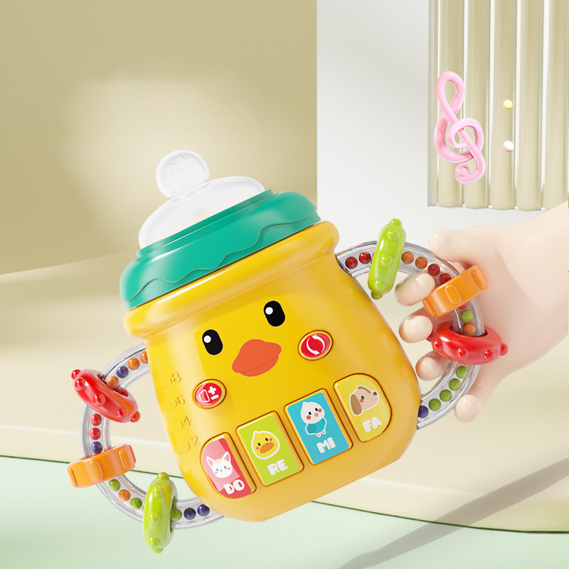 New Arrival Customized Logo Kids Electric Early Education Story Machine Educational Toys With Light up and Music