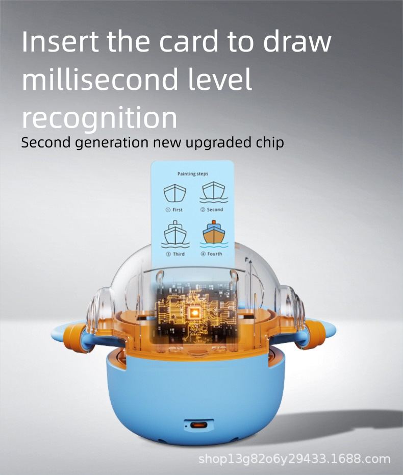 Smart Automatic Drawing Robot Toy usage