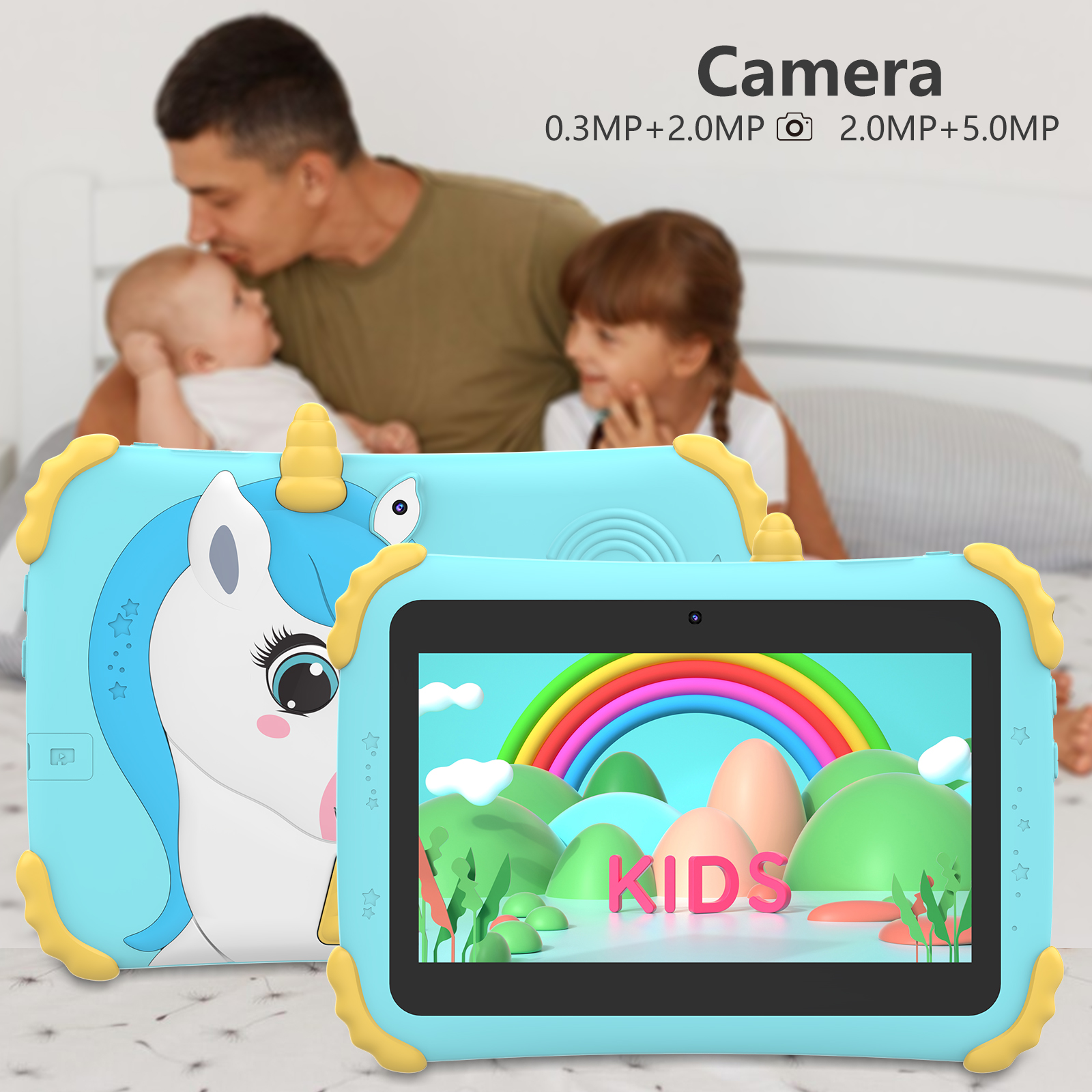 Cheap Christmas Gifts 7 Inch Children PC School Kids Tablet Android Colorful Oem Kids Tablet for Educational