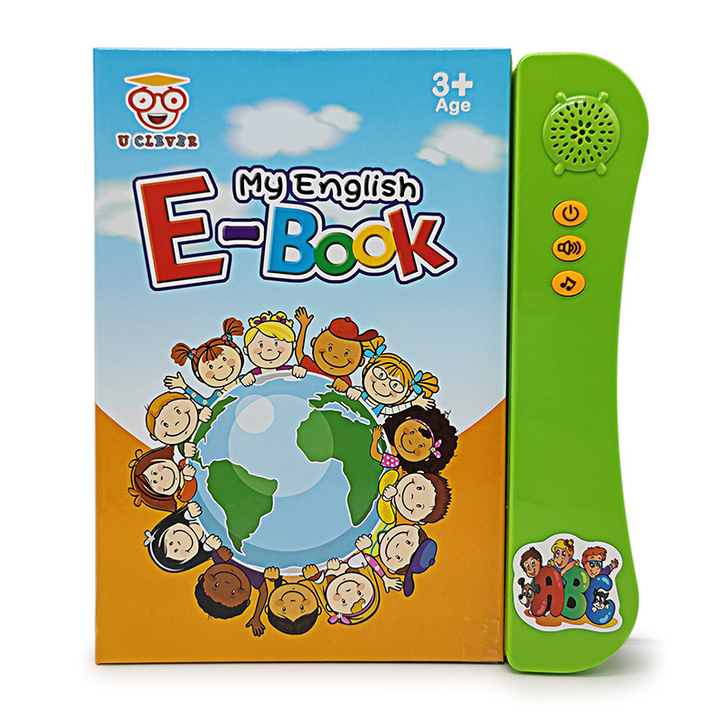 Children's Musical Electronic Book Learning Toy-Early Education Smart Plastic Toy with Alkaline AA Battery for 5-7 Years Old