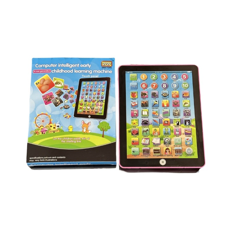 Children's Mini Learning Machine With Tablet For 5-7 Years Old English &amp; Portuguese Educational Toy Plastic