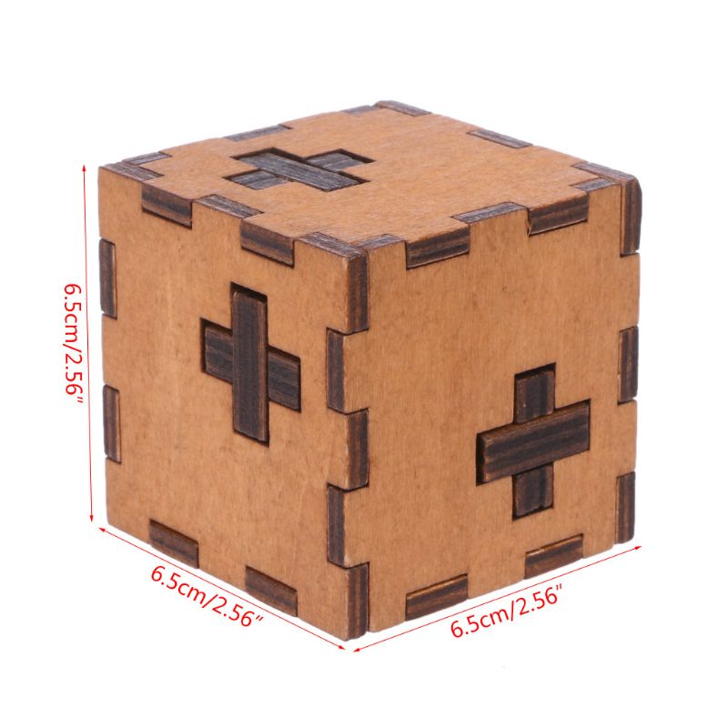 New Swiss Cube Wooden Secret Puzzle Box Wooden Toy Brain Teaser Toy Child Brain Test Challenge Toy / Wooden Crafts