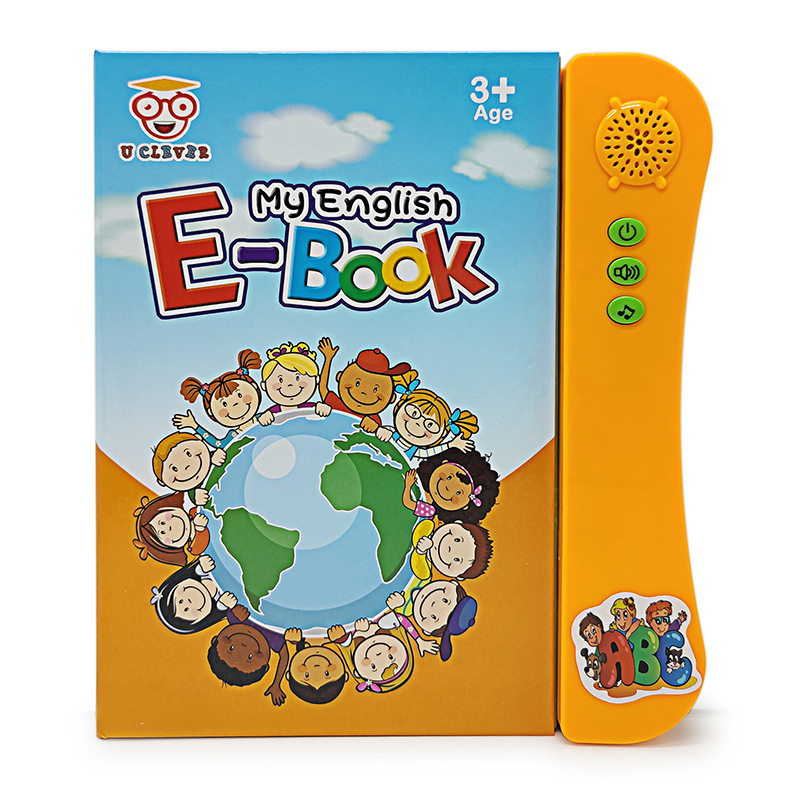 Children's Musical Electronic Book Learning Toy-Early Education Smart Plastic Toy with Alkaline AA Battery for 5-7 Years Old