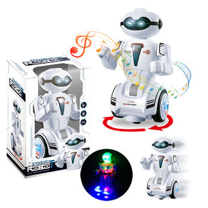 Hot Selling 360 Degree Rotation Intelligent Robot With Light and Music Education Robot for Kids Early Education