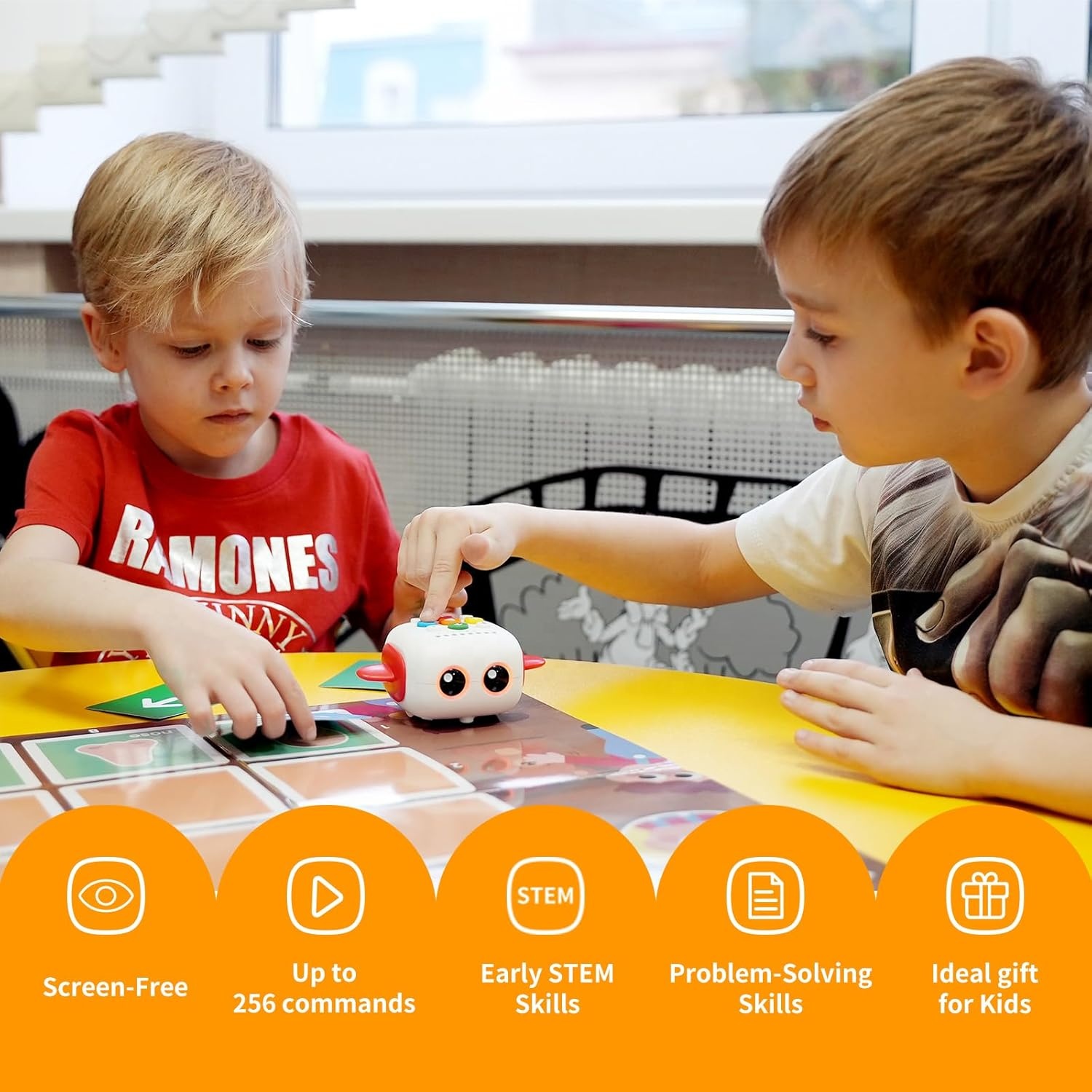 Talebot Pro Coding Robot for Kids Aged 3-5 Education and Learning Toys for Toddlers to Learn Early Programming