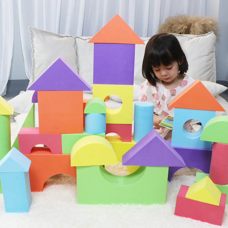 Distributors Colorful EVA Building Blocks STEM Educational DIY Toys Intelligence Construction Electronic Toys 5 7 Years